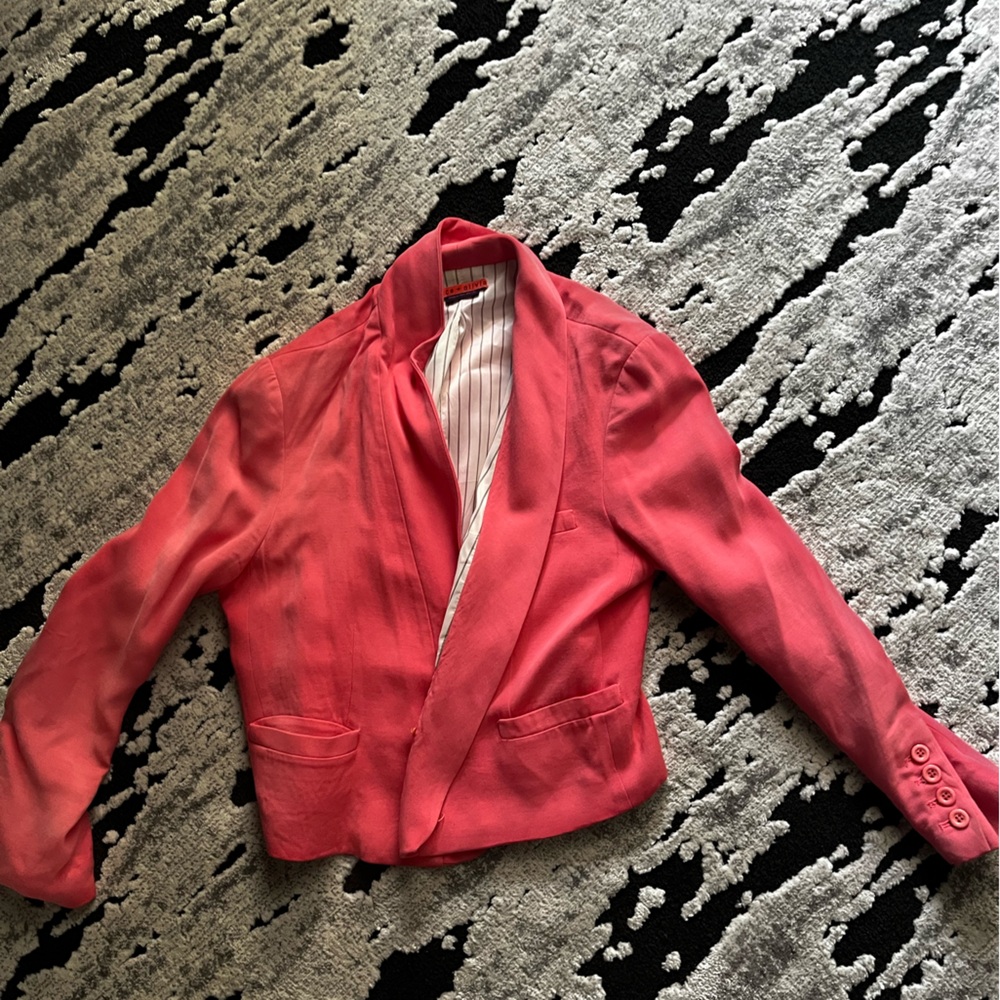 Alice + Olivia Vibrant Pink Blazer